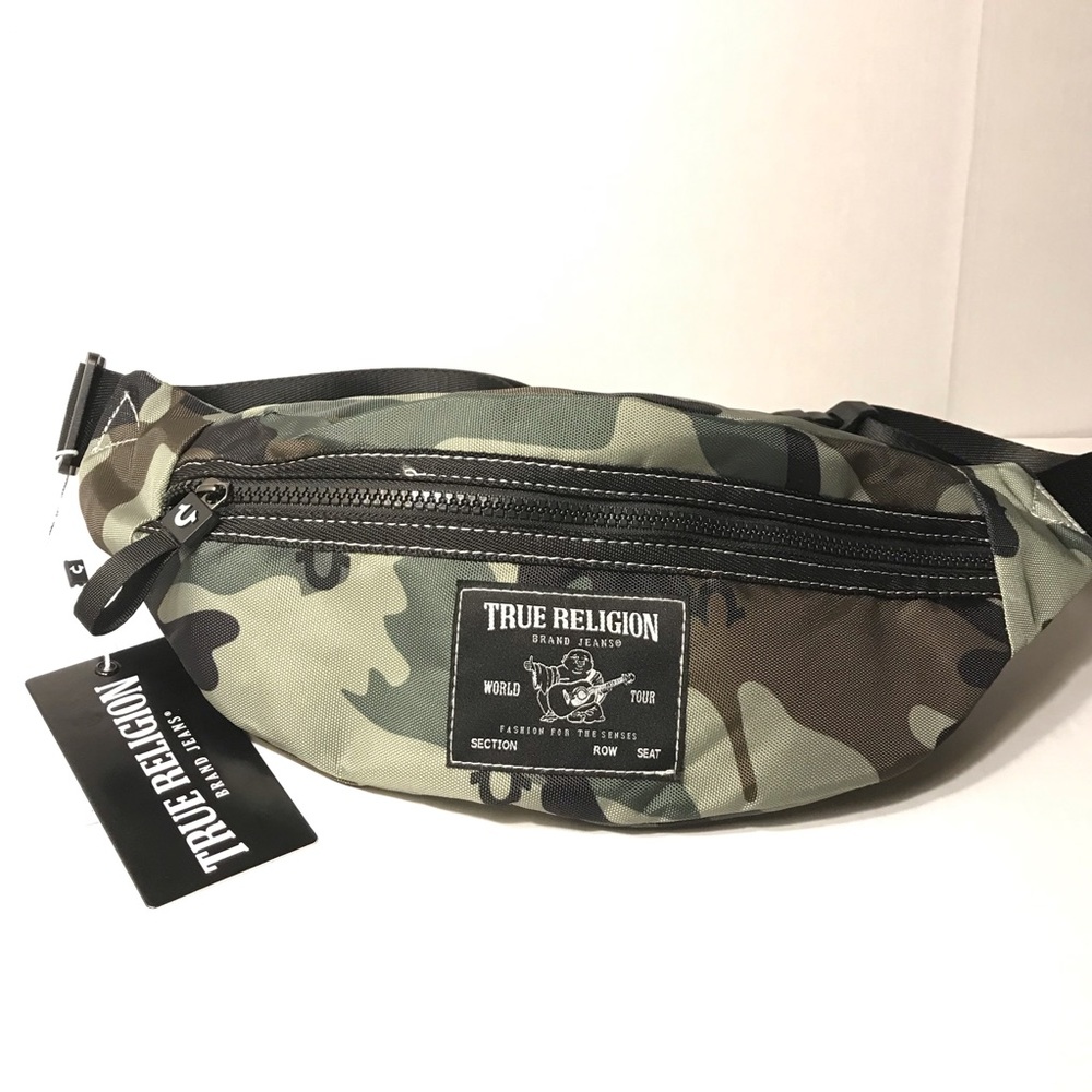 True Religion Esox Fanny Pack Camo - Picture 2 of 12